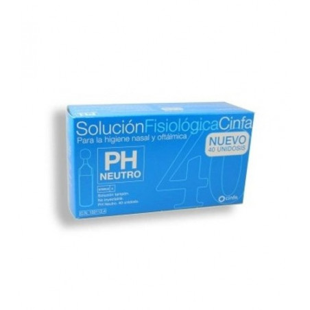 CINFA SUERO FISIOLOGICO 40 UNIDOSIS 5 ML CINFA SUERO FISIOLOGICO 40 UNIDOSIS 5 ML
