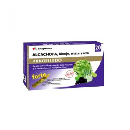 ARKOFLUIDO ALCACHOFA FORTE 20 AMPOLLAS BEBIBLES 15 ML ARKOFLUIDO ALCACHOFA FORTE 20 AMPOLLAS BEBIBLES 15 ML