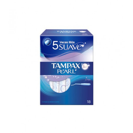 TAMPAX PEARL LITES 18 TAMPONES TAMPAX PEARL LITES 18 TAMPONES