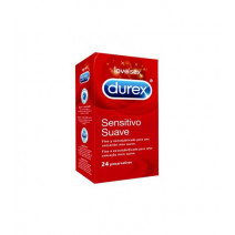 DUREX PRESERVATIVOS SENSITIVO SUAVE 24 UDS DUREX PRESERVATIVOS SENSITIVO SUAVE 24 UDS