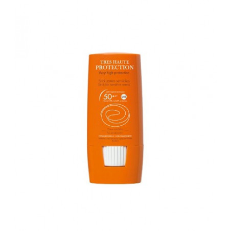 AVENE SOLAR SPF50+ STICK ZONAS SENSIBLES 8G AVENE SOLAR SPF50+ STICK ZONAS SENSIBLES 8G