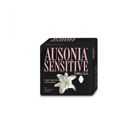AUSONIA COMPRESAS SENSITIVE NORMAL CON ALAS 14 UDS AUSONIA COMPRESAS SENSITIVE NORMAL CON ALAS 14 UDS