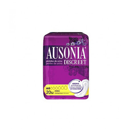 AUSONIA DISCREET PERDIDAS DE ORINA MINI 20 UDS AUSONIA DISCREET PERDIDAS DE ORINA MINI 20 UDS