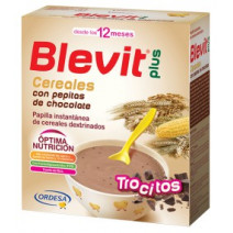 BLEVIT PLUS TROCITOS CEREALES PEPITAS CHOCOLATE 600 G BLEVIT PLUS TROCITOS CEREALES PEPITAS CHOCOLATE 600 G