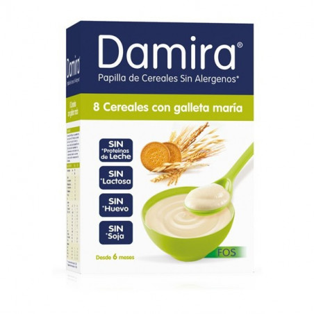 DAMIRA PAPILLA 8 CEREALES GALLETA MARIA Y FOS 600 G DAMIRA PAPILLA 8 CEREALES GALLETA MARIA Y FOS 600 G
