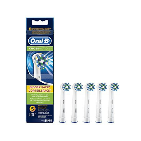 ORAL B RECAMBIO CEPILLO ELECTRICO CROSS ACTION 5 CABEZALES ORAL B RECAMBIO CEPILLO ELECTRICO CROSS ACTION 5 CABEZALES