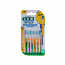 GUM CEPILLO PROXABRUSH VIAJE EXTRAFINO CONICO 1,4 MM 6 UDS GUM CEPILLO PROXABRUSH EXTRAFINO CONICO 1,4 MM TRAVLER ISO 4