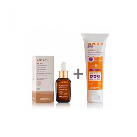 PACK AZELAC RU 30ML + REPASKIN FOTOPROTECTOR SPF 50 50ML PACK AZELAC RU 30ML + REPASKIN FOTOPROTECTOR SPF 50 50ML