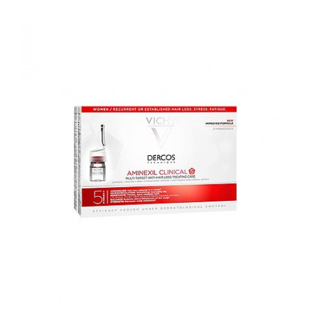 VICHY DERCOS AMINEXIL CLINICAL 5 MUJER 21 MONODOSIS 6 ML VICHY DERCOS AMINEXIL CLINICAL 5 MUJER 21 MONODOSIS 6 ML