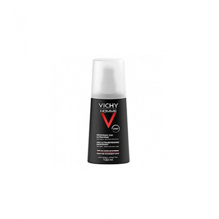 VICHY HOMME DESODORANTE SPRAY ULTRA FRESCO 100 ML VICHY HOMME DESODORANTE SPRAY ULTRA FRESCO 100 ML
