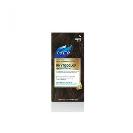PHYTO PHYTOCOLOR SENSITIVE COLORACION PERMANENTE 5 CASTAÑO CLARO PHYTO PHYTOCOLOR SENSITIVE COLORACION PERMANENTE 5 CASTAÑO CLARO