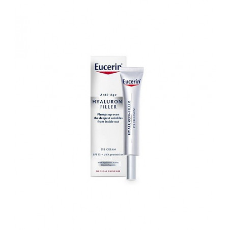 EUCERIN HYALURON FILLER ANTIEDAD RELLENO ARRUGAS CONTORNO OJOS F15 CREMA 15 ML EUCERIN HYALURON FILLER ANTIEDAD RELLENO ARRUGAS CONTORNO OJOS F15 CREMA 15 ML