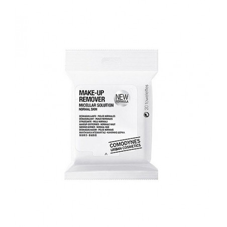COMODYNES MAKE UP REMOVER MICELAR NORMAL SKIN 20 TOALLITAS COMODYNES MAKE UP REMOVER MICELAR NORMAL SKIN 20 TOALLITAS