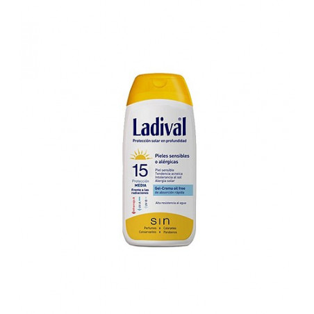 LADIVAL FOTOPROTECTOR PIELES SENSIBLES GEL CREMA SPF15 200 ML LADIVAL FOTOPROTECTOR PIELES SENSIBLES GEL CREMA SPF15 200 ML
