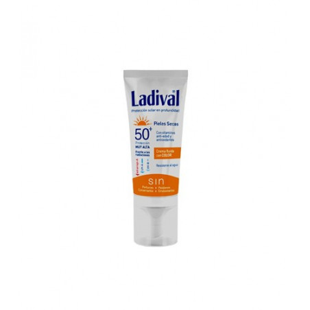 LADIVAL FOTOPROTECTOR FACIAL PIELES SECAS CREMA FLUIDA COLOR SPF50+ 50 ML LADIVAL FOTOPROTECTOR FACIAL PIELES SECAS CREMA FLUIDA COLOR SPF50+ 50 ML