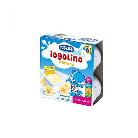 NESTLE IOGOLINO PLATANO 4 TARRINAS DE 100 GR NESTLE IOGOLINO PLATANO 4 TARRINAS DE 100 GR