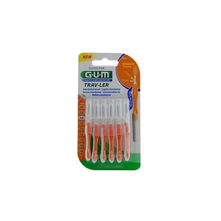 GUM CEPILLO PROXABRUSH ULTRAFINO CILINDRICO TRAVLER ISO 2 0,9 MM 6 UD GUM CEPILLO PROXABRUSH ULTRAFINO CILINDRICO TRAVLER ISO 2 0,9 MM 6 UD
