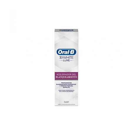 ORAL B PASTA 3D WHITE LUXE ACLAREADOR 75 ML ORAL B PASTA 3D WHITE LUXE ACLAREADOR 75 ML