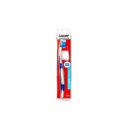 LACER CEPILLO DENTAL CABEZAL PEQUEÑO MEDIO 1 UD LACER CEPILLO DENTAL CABEZAL PEQUEÑO MEDIO 1 UD