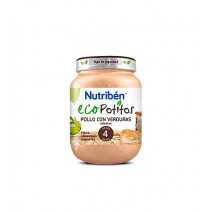 NUTRIBEN ECOPOTITOS POLLO CON VERDURAS SELECTAS +4M 130 GR NUTRIBEN ECOPOTITOS POLLO CON VERDURAS SELECTAS +4M 130 GR