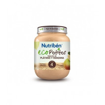 NUTRIBEN ECOPOTITOS SELECCION PLATANO Y MANZANA +4M 200 GR NUTRIBEN ECOPOTITOS SELECCION PLATANO Y MANZANA +4M 200 GR