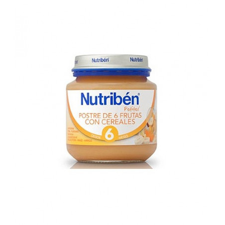 NUTRIBEN POTITO BEBE INICIO POSTRE FRUTAS Y CEREALES 130 G NUTRIBEN POTITO BEBE INICIO POSTRE FRUTAS Y CEREALES 130 G