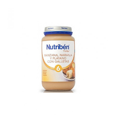 NUTRIBEN POTITO GRANDOTE MANZANA NARANJA PLATANO GALLETA 250 G NUTRIBEN POTITO GRANDOTE MANZANA NARANJA PLATANO GALLETA 250 G