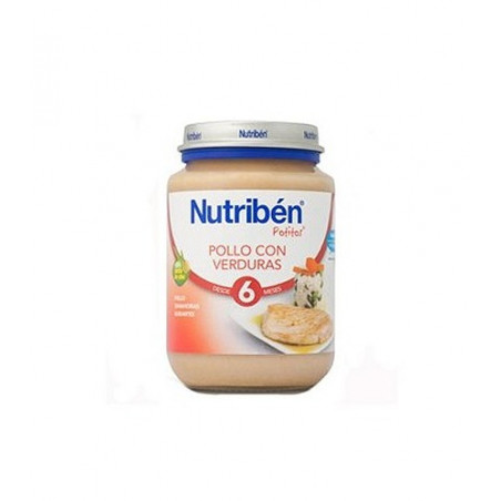 NUTRIBEN POTITO JUNIOR POLLO VERDURAS 200 G NUTRIBEN POTITO JUNIOR POLLO VERDURAS 200 G