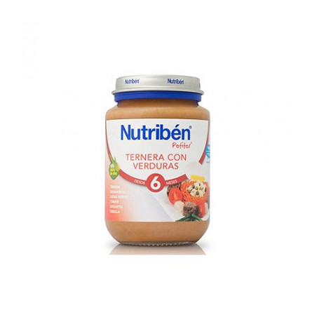NUTRIBEN POTITO JUNIOR TERNERA VERDURAS 200 G NUTRIBEN POTITO JUNIOR TERNERA VERDURAS 200 G