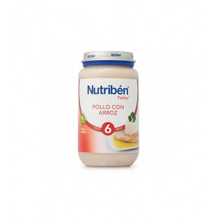 NUTRIBEN POTITOS POLLO CON ARROZ +6M 200 GR NUTRIBEN POTITOS POLLO CON ARROZ +6M 200 GR