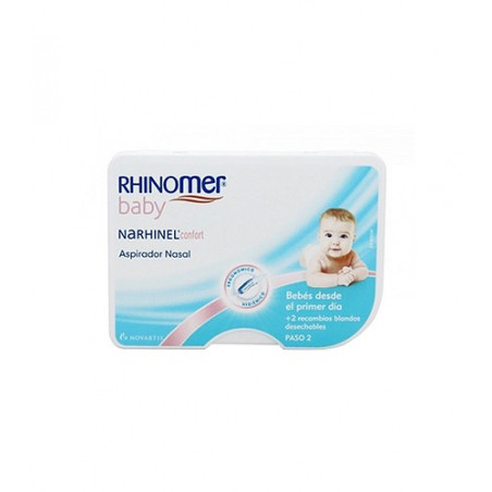 RHINOMER NARHINEL CONFORT ASPIRADOR NASAL RECAMBIO BLANDO 8 UDS RHINOMER NARHINEL CONFORT ASPIRADOR NASAL RECAMBIO BLANDO 8 UDS