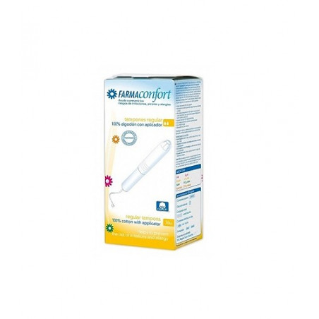 FARMACONFORT TAMPONES ALGODON REGULAR 16 UDS FARMACONFORT TAMPONES ALGODON REGULAR 16 UDS