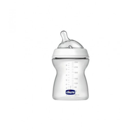 CHICCO BIBERON NATURALFEELING SILICONA MEDIO 2M+ 250 ML CHICCO BIBERON NATURALFEELING SILICONA MEDIO 2M+ 250 ML
