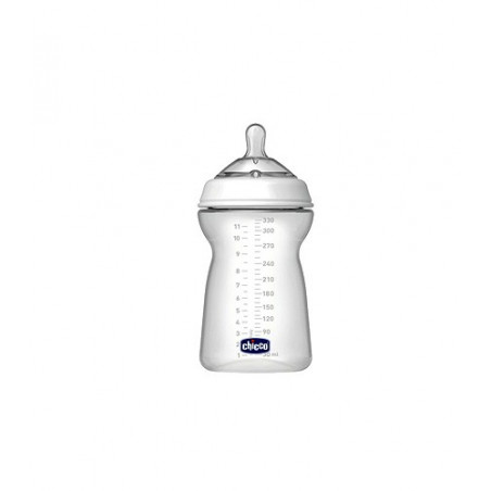 CHICCO BIBERON NATURALFEELING SILICONA PAPILLA 6M+ 330 ML CHICCO BIBERON NATURALFEELING SILICONA PAPILLA 6M+ 330 ML