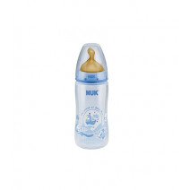 NUK BIBERON FC+ ROSE&BLUE LATEX FLUJO M 0-6 M 300 ML AZUL 1 UD NUK BIBERON FC+ ROSE&BLUE LATEX FLUJO M 0-6 M 300 ML AZUL 1 UD