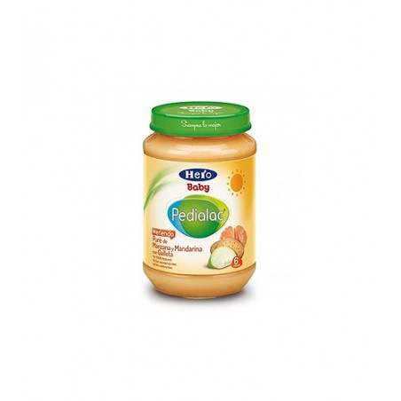 HERO BABY PEDIALAC POTITO PURÉ DE MANZANA, MANDARINA Y GALLETA 200 GR HERO BABY PEDIALAC POTITO PURÉ DE MANZANA, MANDARINA Y GALLETA 200 GR