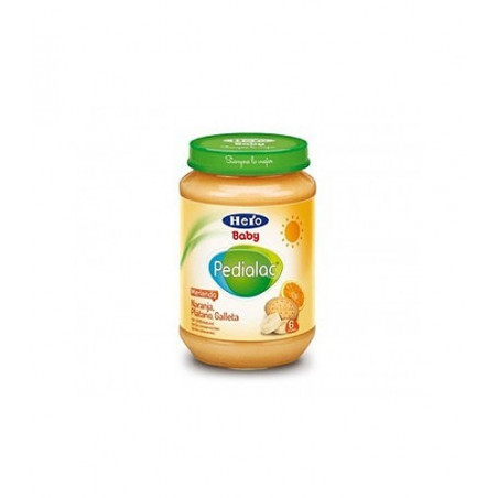 HERO BABY PEDIALAC POTITO NARANJA PLÁTANO Y GALLETA 200 GR HERO BABY PEDIALAC POTITO NARANJA PLÁTANO Y GALLETA 200 GR