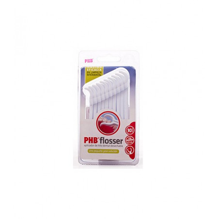 PHB APLICADOR DE HILO DENTAL PHB FLOSSER PLUS 10 UDS PHB APLICADOR DE HILO DENTAL PHB FLOSSER PLUS 10 UDS