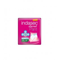 INDASEC ABSORBENTE INCONTINENCIA ORINA DIA SUPER T-G 10 UDS INDASEC ABSORBENTE INCONTINENCIA ORINA DIA SUPER T-G 10 UDS