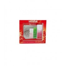PACK WELEDA GRANADA REAFIRMANTE 30 ML CON NECESER, MINI ACEITE DE ALMENDRA Y MINI SKINFOOD WELEDA GRANADA CREMA DE DÍA REAFIRMANTE 30 ML