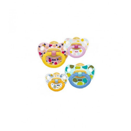 NUK CHUPETE CLASSIC HAPPY KIDS LATEX TALLA 1 0-6 M 2 UDS NUK CHUPETE CLASSIC HAPPY KIDS LATEX TALLA 1 0-6 M 2 UDS