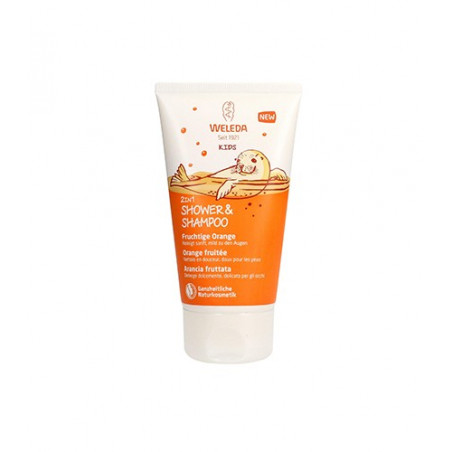 WELEDA 2 EN 1 CHAMPU Y GEL DE DUCHA NARANJA FRUTAL 150 ML WELEDA 2 EN 1 CHAMPU Y GEL DE DUCHA NARANJA FRUTAL 150 ML