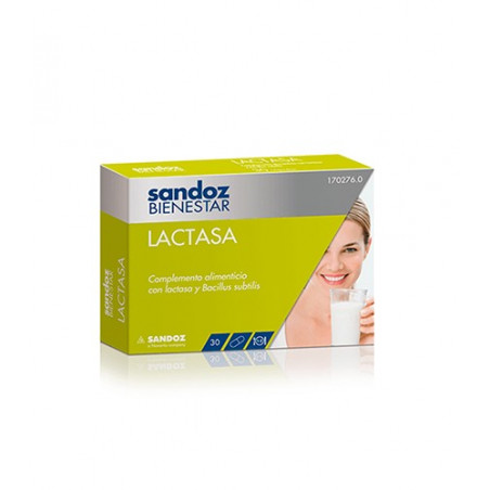 SANDOZ BIENESTAR LACTASA 30 CÁPSULAS SANDOZ BIENESTAR LACTASA 30 CÁPSULAS