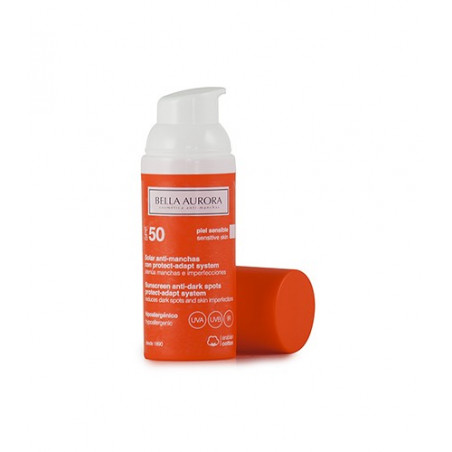 BELLA AURORA SOLAR ANTIMANCHAS SPF 50 PIEL SENSIBLE 50 ML BELLA AURORA SOLAR ANTIMANCHAS SPF 50 PIEL SENSIBLE 50 ML