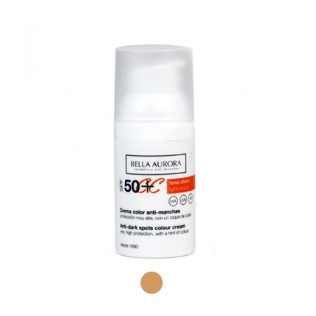 BELLA AURORA CREMA 30 ML COLOR ANTIMANCHAS SPF 50 + PIEL SENSIBLE BELLA AURORA CREMA 30 ML COLOR ANTIMANCHAS SPF 50 + PIEL SENSIBLE