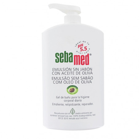 SEBAMED EMULSION SIN JABON ACEITE OLIVA 1 L SEBAMED EMULSION SIN JABON ACEITE OLIVA 1 L