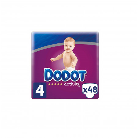 DODOT PAÑAL ACTIVITY TALLA 4 9-15 KG 48 UDS DODOT PAÑAL ACTIVITY TALLA 4 9-15 KG 48 UDS