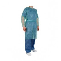 BATA IMPERMEABLE MANGA LARGA PUÑO AJUSTABLE 1 UD BATA IMPERMEABLE MANGA LARGA PUÑO AJUSTABLE 1 UD