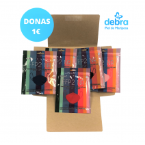 PACK MASCARILLAS FFP2 5 COLORES 5 UDS + 1€ DONACIÓN ONG DEBRA Donación mascarillas ffp2