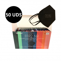 MASCARILLAS FFP2 NEGRAS CAJA 50 UDS NR MASCARILLAS FFP2 NEGRAS